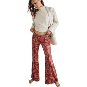 Free People Hold Me Closer Bell Bottom Pants